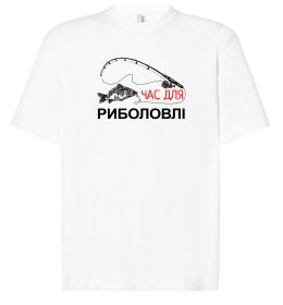 Футболка Оверсайз Час для риболовлі