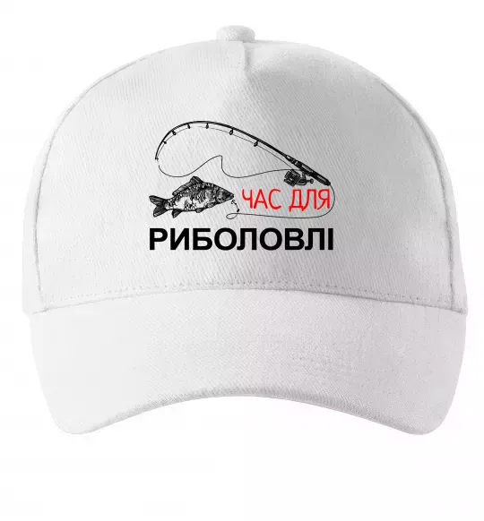 Кепка Час для риболовлі Белый фото
