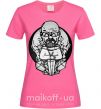 Женская футболка Зарисовка Волтер Вайт Ярко-розовый фото