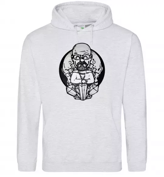 Жіноча толстовка (худі) Волтер Вайт Сірий меланж фото