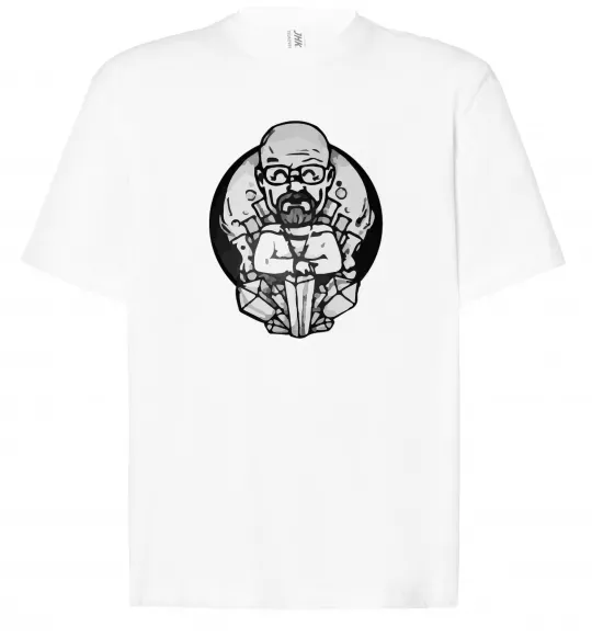 Футболка Оверсайз Волтер Вайт Білий фото