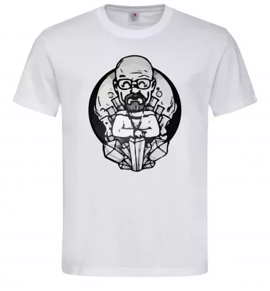 Чоловіча футболка Волтер Вайт Білий фото