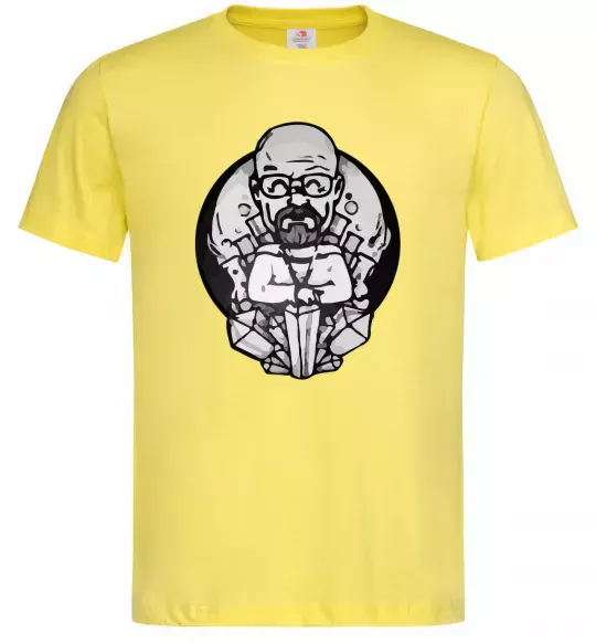 Чоловіча футболка Волтер Вайт Лимонний фото
