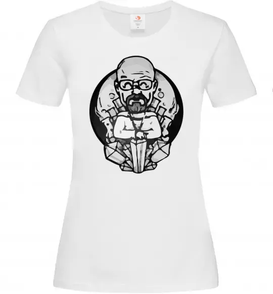 Жіноча футболка Волтер Вайт Білий фото