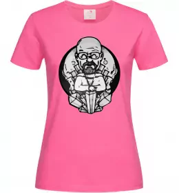 Женская футболка Волтер Вайт Ярко-розовый фото