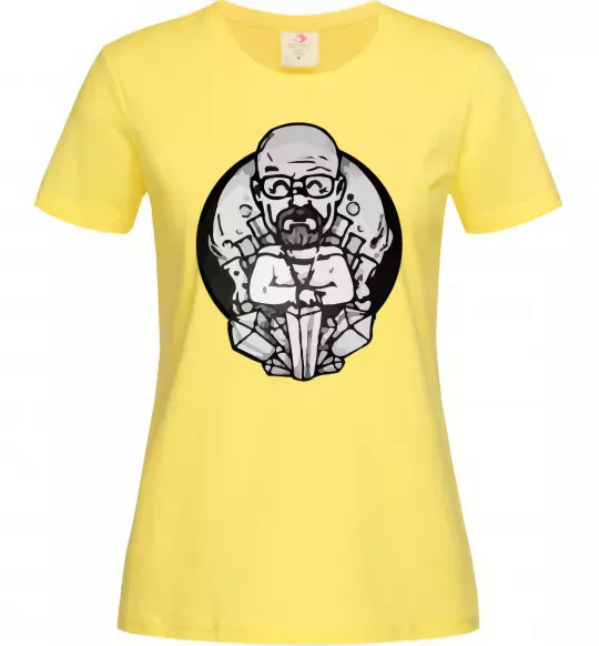Жіноча футболка Волтер Вайт Лимонний фото