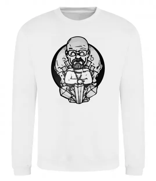 Свитшот Волтер Вайт Белый фото