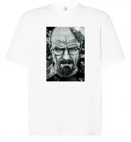Футболка Оверсайз Walter White respect Chemistry Белый фото