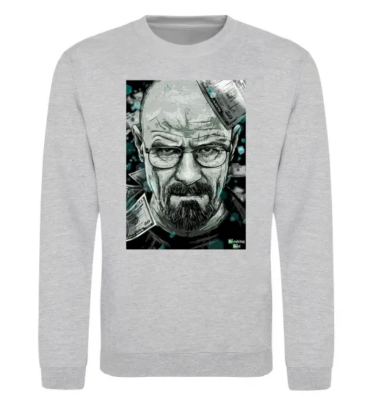 Свитшот Heisenberg Серый меланж фото