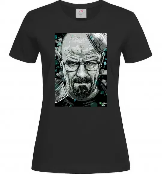 Жіноча футболка Heisenberg Чорний фото