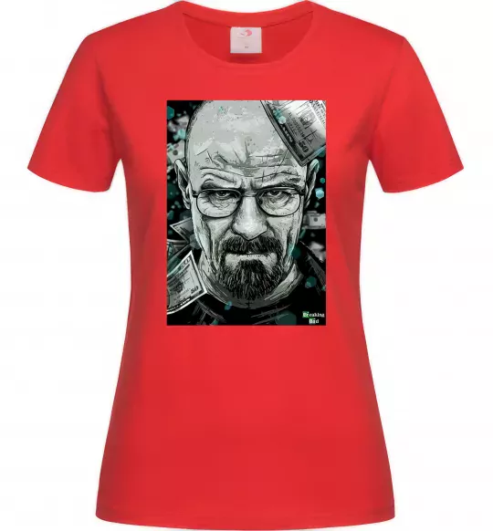 Жіноча футболка Heisenberg Червоний фото