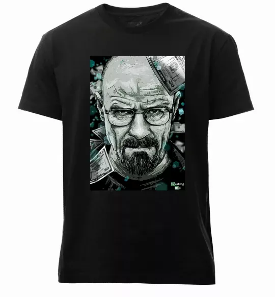 Мужская премиум футболка Heisenberg Черный фото