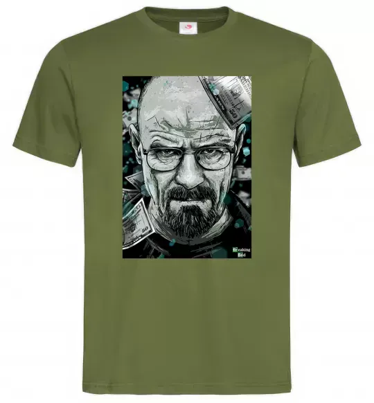 Чоловіча футболка Heisenberg Оливковий фото