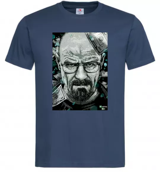 Чоловіча футболка Heisenberg Темно-синій фото
