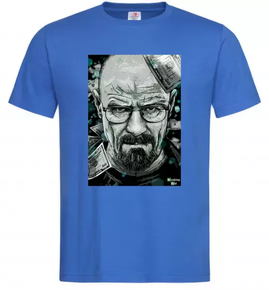 Чоловіча футболка Heisenberg Яскраво-синій фото