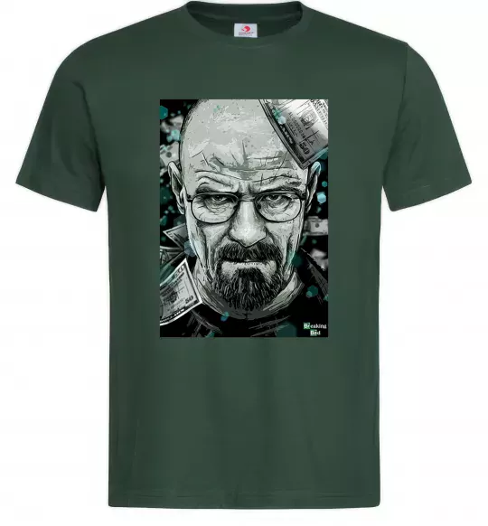 Чоловіча футболка Heisenberg Темно-зелений фото