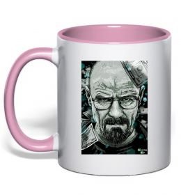 Чашка с цветной ручкой Heisenberg