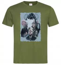 Мужская футболка BR BA art Оливковый фото