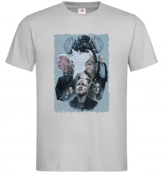 Мужская футболка BR BA art Серый фото