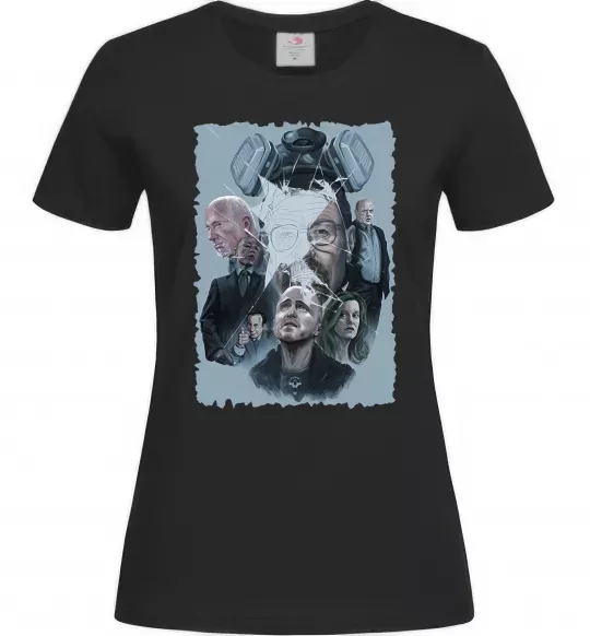 Женская футболка BR BA art Черный фото