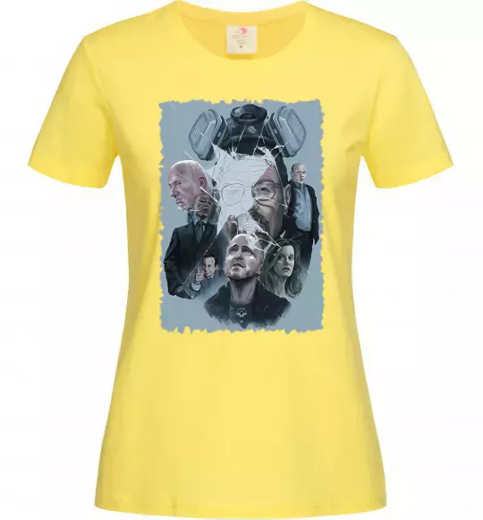 Женская футболка BR BA art Лимонный фото