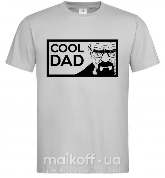 Мужская футболка Cool DAD Серый фото