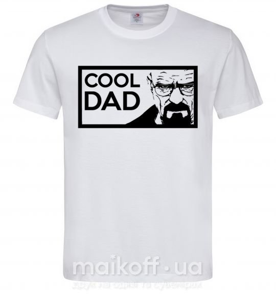 Мужская футболка Cool DAD Белый фото