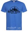 Мужская футболка Walter White respect Chemistry Ярко-синий фото