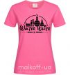 Женская футболка Walter White respect Chemistry Ярко-розовый фото