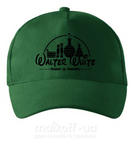Кепка Walter White respect Chemistry Темно-зеленый фото