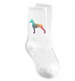 Носки Colored doberman Белый фото Носки Colored doberman Белый фото