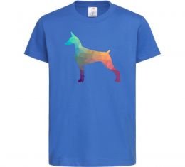 Дитяча футболка Кольоровий доберман