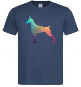 Чоловіча футболка Кольоровий доберман