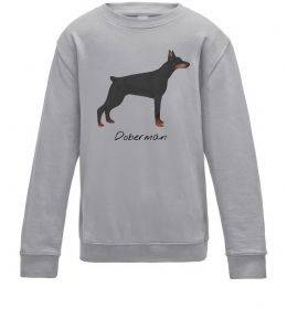 Дитячий світшот Doberman drawing