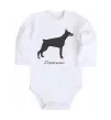 Детский боди Doberman drawing Белый Детский боди Doberman drawing Белый фото
