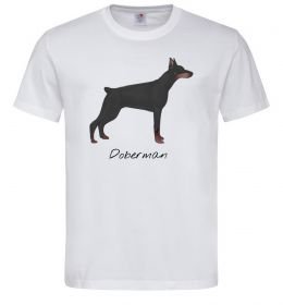 Мужская футболка Doberman drawing
