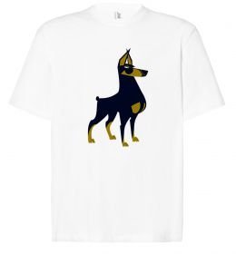 Футболка Оверсайз Doberman standing