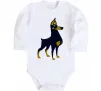 Дитячий бодік Doberman standing Білий Дитячий бодік Doberman standing Білий фото