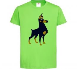 Детская футболка Doberman standing