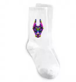 Носки Colored doberman Белый фото