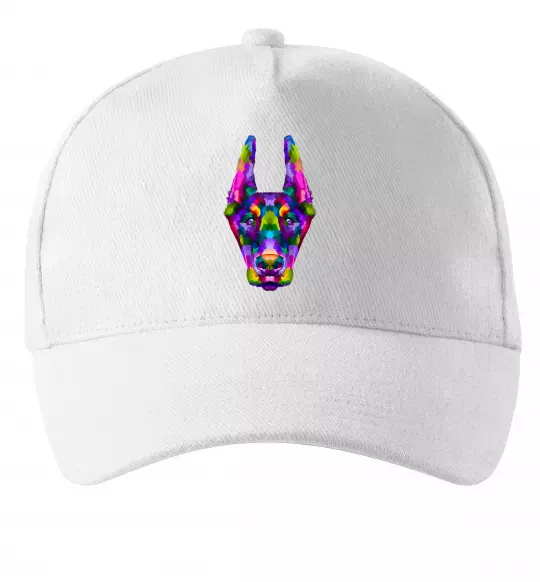 Кепка Colored doberman Белый фото