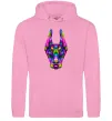 Мужская толстовка (худи) Colored doberman Розовый фото