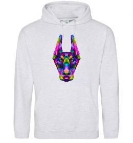 Женская толстовка (худи) Colored doberman Женская толстовка (худи) Colored doberman