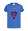 Дитяча футболка Colored doberman Яскраво-синій фото