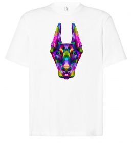 Футболка Оверсайз Colored doberman