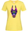 Женская футболка Colored doberman Лимонный Женская футболка Colored doberman Лимонный фото