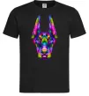 Мужская футболка Colored doberman Черный фото