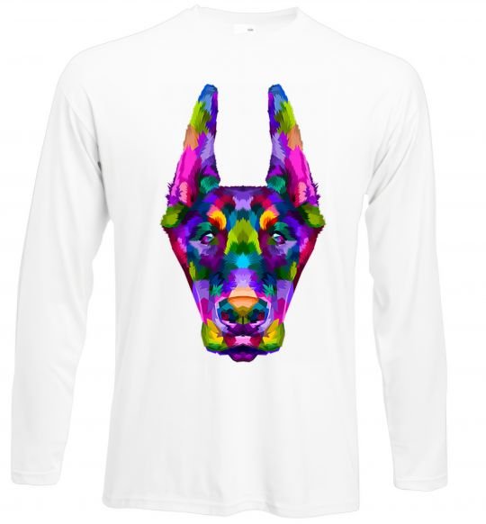 Реглан Colored doberman Белый фото