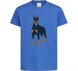 Дитяча футболка Доберман стоїть Дитяча футболка Доберман стоїть