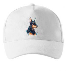 Кепка Watercolor doberman